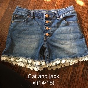Cat&Jack youth xl jean shorts